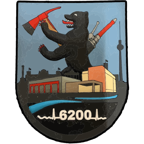 Berliner Feuerwehr Wappen Feuerwache Hellersdorf